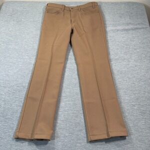 Levi's Pants Men 34x32 Khaki Dress Slacks Flat Front Business Casual Trousers